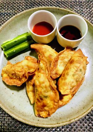揚げ餃子　ほうれん草入り餃子-レシピのメイン写真