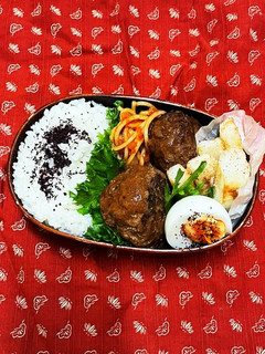 2023.1.17.ハンバーグ弁当-レシピのメイン写真