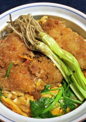 せり牡蠣丼-レシピのメイン写真