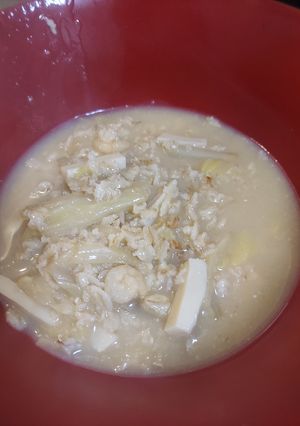 雑炊☆余り物で☆オートミール又はご飯-レシピのメイン写真
