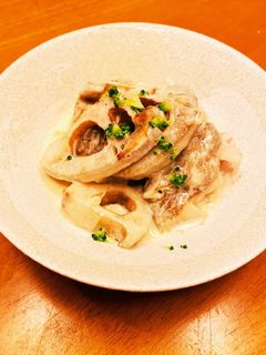 鱈とれんこんの生クリーム炒め-レシピのメイン写真