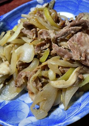 舞茸と豚肉のニンニク醤油炒め-レシピのメイン写真