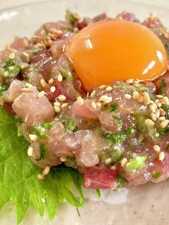 ハマチ(鰤)の爽やかサッパリなめろう♡-レシピのメイン写真
