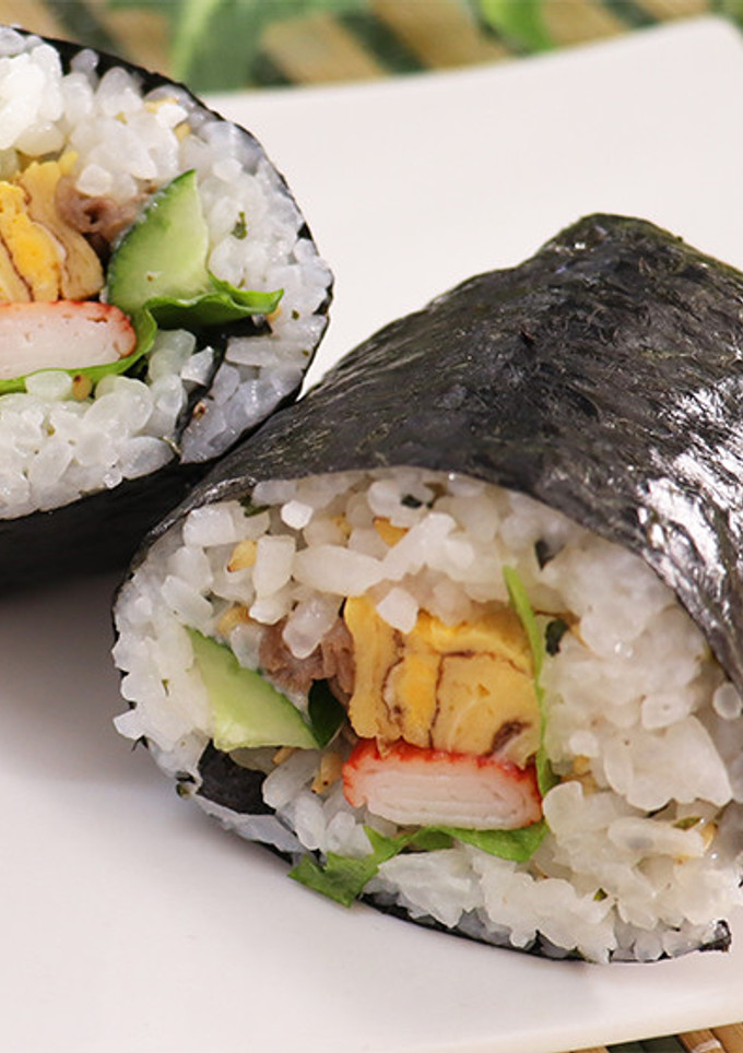 節分の恵方巻に✿牛肉の手巻き寿司-レシピのメイン写真