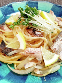 サバ缶で作るにんにく香る本格派パスタ-レシピのメイン写真