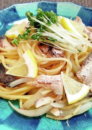 サバ缶で作るにんにく香る本格派パスタ-レシピのメイン写真