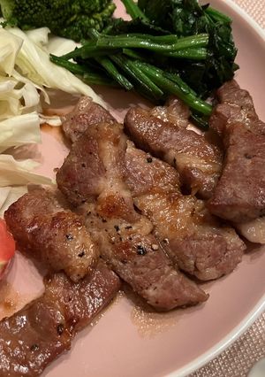 ポークステーキ-レシピのメイン写真