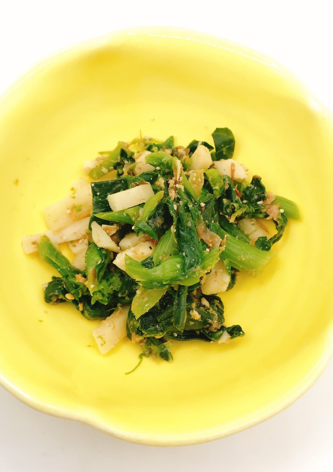 【病院】青菜と筍のおかかあえ【給食】-レシピのメイン写真