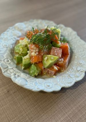 塩麹ねぎだれ の ポキ-レシピのメイン写真