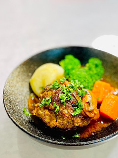 煮込みハンバーグ-レシピのメイン写真