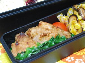 お弁当用に作った豚の味噌漬けステーキ-レシピのメイン写真
