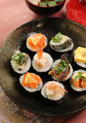 節分の日に！一口サイズののっけ寿司-レシピのメイン写真