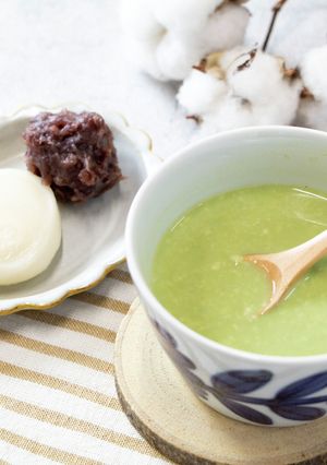 ほろ苦い抹茶甘酒の作り方-レシピのメイン写真