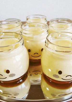 とろけるプリンinみつばちの瓶-レシピのメイン写真