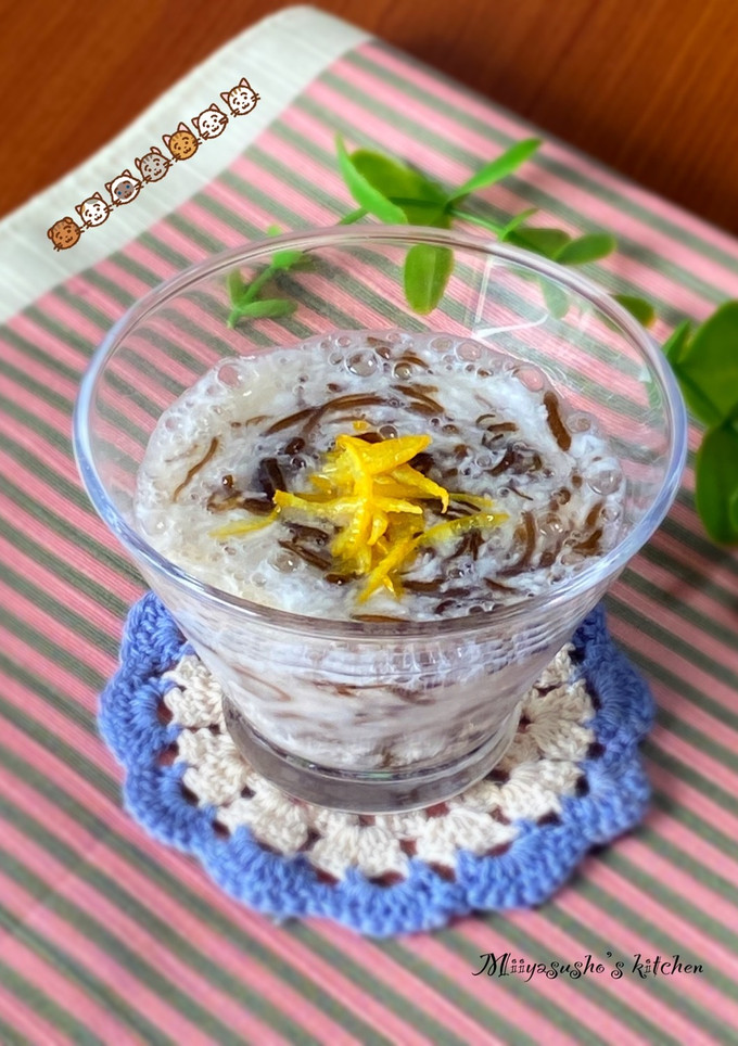 我が家の山芋もずく酢-レシピのメイン写真