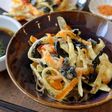 エビと海苔の根菜かき揚げ