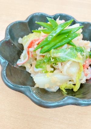 簡単♪ヘルシー♪白菜のおからあえ-レシピのメイン写真