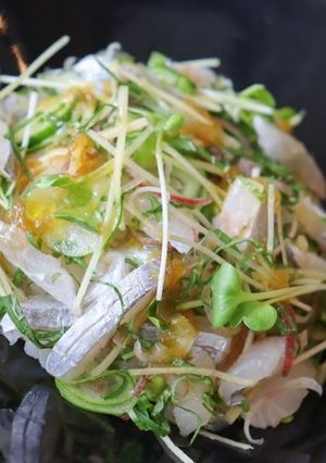 太刀魚の薬味ちらし寿司-レシピのメイン写真