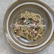 簡単!ベーコン小松菜ナッツの味噌パスタ