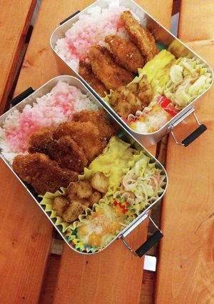 お留守番の息子達へ♡チキンカツ弁当-レシピのメイン写真