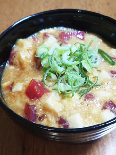 まぐろ山かけ 酒のアテ-レシピのメイン写真