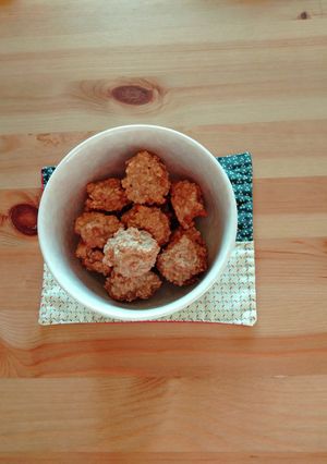 中は柔らかいきな粉クッキー！-レシピのメイン写真