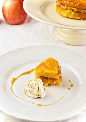 素焚糖のりんごケーキ-レシピのメイン写真