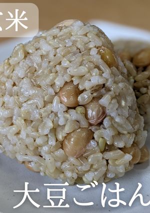 もっと簡単！玄米の大豆ごはん☆☆-レシピのメイン写真