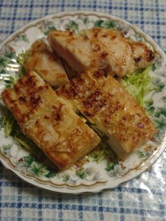 ささ身と厚揚げのねぎみそ焼き-レシピのメイン写真
