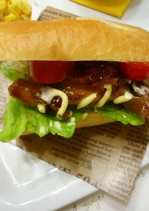 コチュジャンチキンサンド-レシピのメイン写真