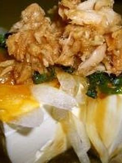 *ツナと玉ねぎの冷奴*-レシピのメイン写真