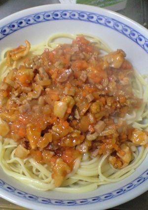 ひき肉なし！ケチャップでミートソース-レシピのメイン写真