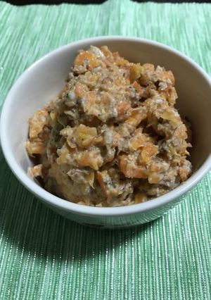 人参x鯖缶の塩麹でサラダ-レシピのメイン写真