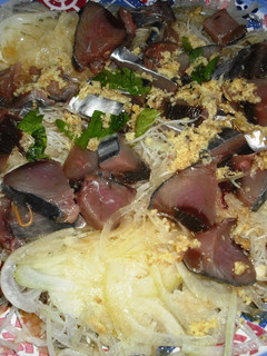 「おいしいお酢」でかつおのたたき-レシピのメイン写真