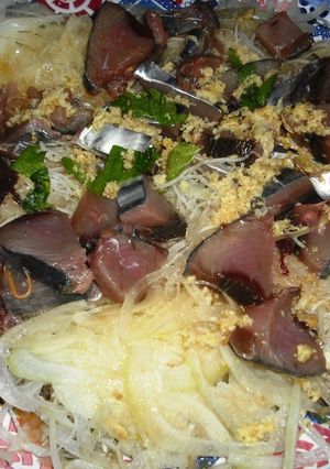 「おいしいお酢」でかつおのたたき-レシピのメイン写真