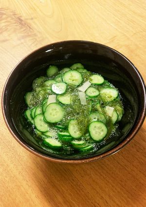 きゅうりとメカブのトロトロ酢の物-レシピのメイン写真