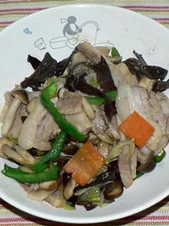 豚バラ肉ときのこのオイスターソース炒め-レシピのメイン写真