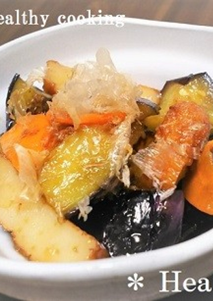 茄子とさつま揚げの醤油こうじ煮-レシピのメイン写真