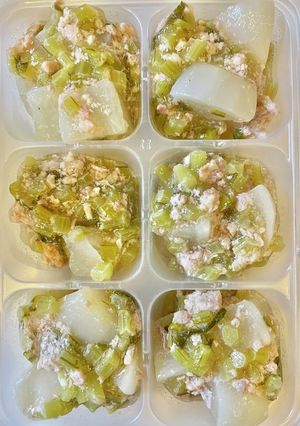 離乳食〜幼児食★炊飯器でかぶのそぼろ煮-レシピのメイン写真