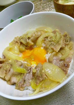 【簡単】豚味噌丼-レシピのメイン写真