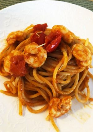 アメリケーヌソースの海老パスタ-レシピのメイン写真