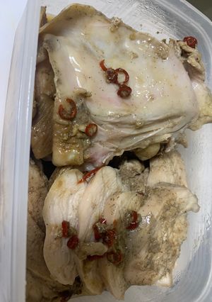 カオマンガイ風鶏胸肉(低温調理)-レシピのメイン写真