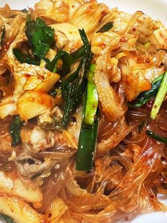 旨辛!豚キムチ春雨-レシピのメイン写真