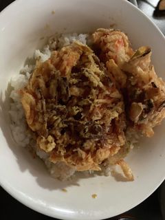 かき揚げ天丼(お惣菜リメイク)-レシピのメイン写真
