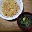 ニンニク醤油で炒飯