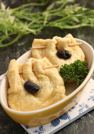 レンジで簡単！お揚げチーズ味噌-レシピのメイン写真