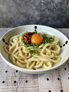 5分で作るラー油ぶっかけうどん-レシピのメイン写真