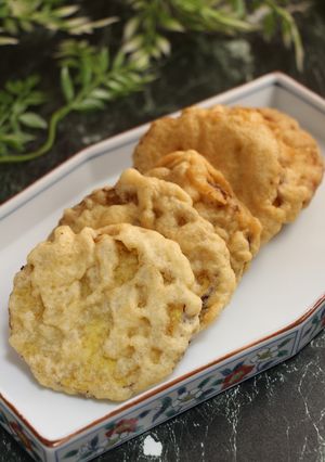 簡単！さつまいものほんだし米粉天-レシピのメイン写真