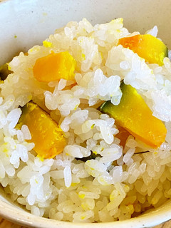 カボチャご飯《御蔵島の伝統食》-レシピのメイン写真
