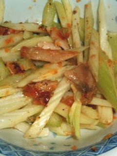 チキンの肉汁でセロリサラダ-レシピのメイン写真